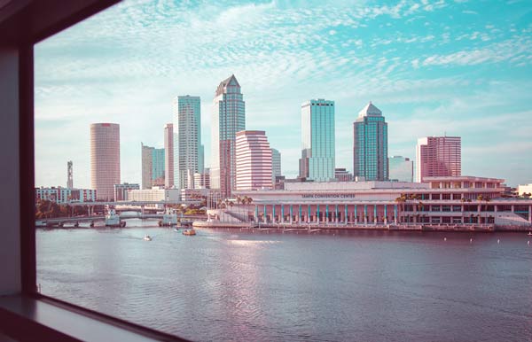 Tampa downtown scene
