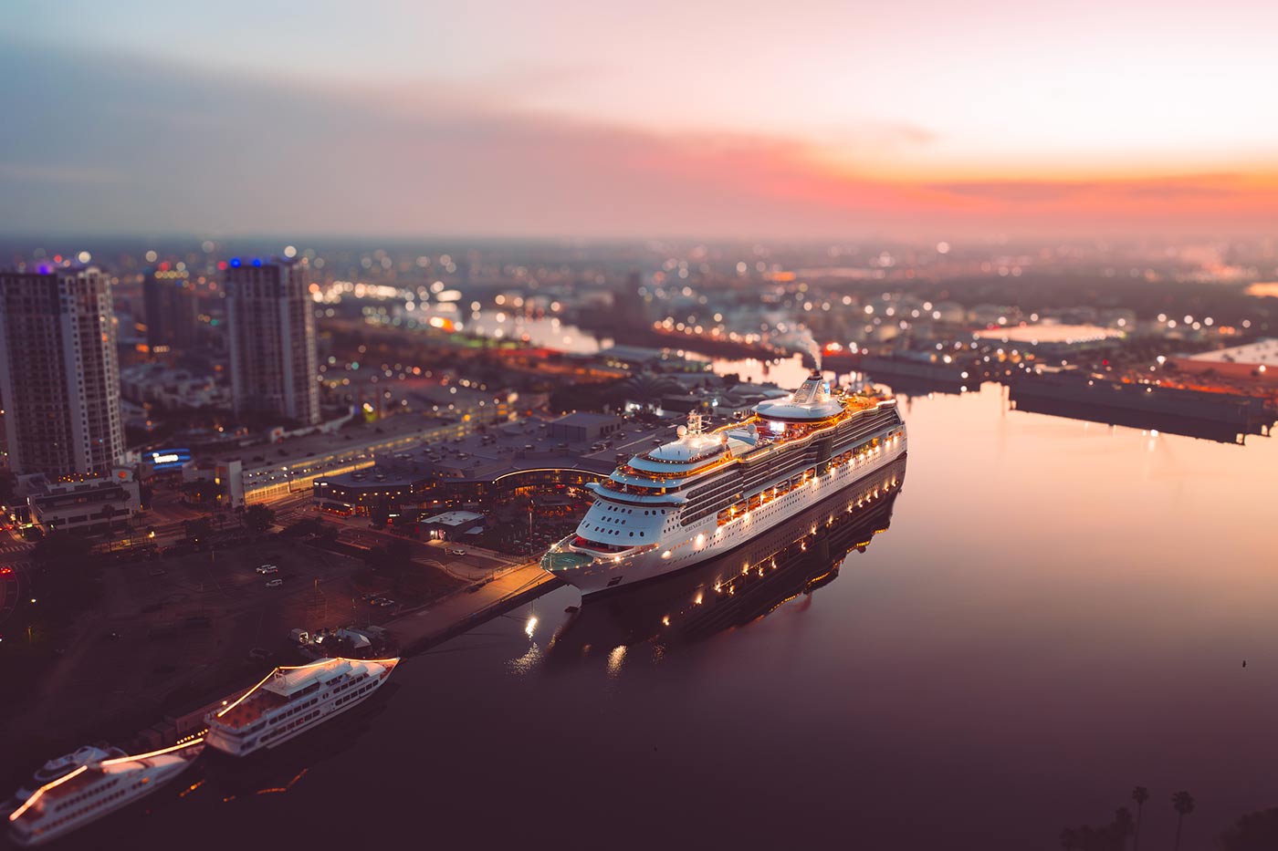Sparkman Wharf aerial view
