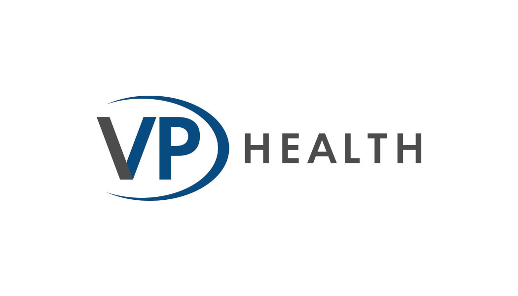 VP Health business card logo side